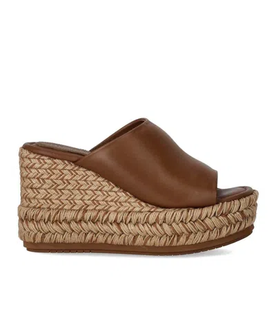 Paloma Barceló Alide Brown Wedge Sandal