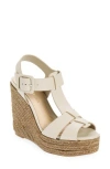 Paloma Barceló Paloma Barcelo Alison Slingback Espdarille Platform Wedge Sandal