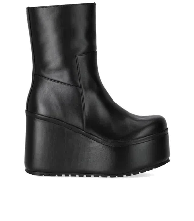Paloma Barceló Barta Black Wedge Ankle Boot