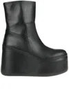 Paloma Barceló Barta Wedge Ankle Boots In Black
