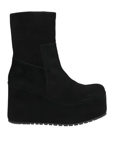 Paloma Barceló Barta Woman Ankle Boots Black Size 10 Leather