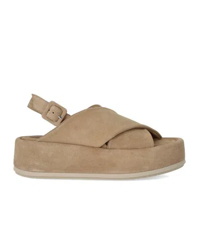Paloma Barceló Basima Beige Platform Sandal