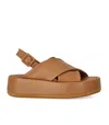 Paloma Barcelo’ Paloma Barceló Basima Camel Platform Sandal In Brown