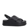 Paloma Barceló Woman Sandals Black Size 8 Calfskin In Black