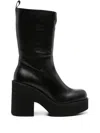 Paloma Barceló Woman Ankle Boots Chocolate Brown Size 7 Soft Leather In Black