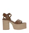 Paloma Barceló Paloma Barcelò 凉鞋 皮革 棕色 In Brown