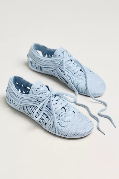 Paloma Barceló Cora Woven Sneakers In Blue