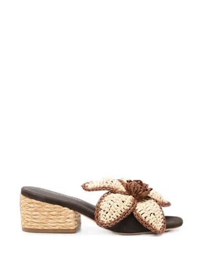 Paloma Barceló Dally Sandals In Brown