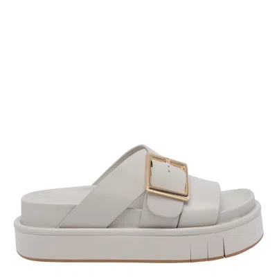 Paloma Barceló Demi Cowhide Sandals In White