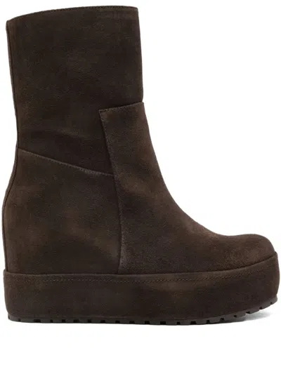 Paloma Barceló "disa Track" Ankle Boot In Brown