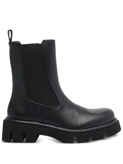 PALOMA BARCELÓ ELASTIC-PANELLED CALF LEATHER BOOTS