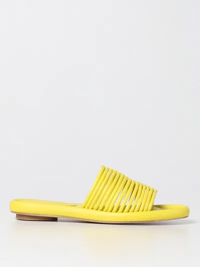 PALOMA BARCELÓ FLAT SANDAL PALOMA BARCELÒ WOMAN COLOR YELLOW,E30699003