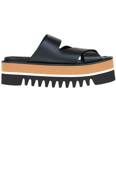 Paloma Barceló Garner Wedge Mules In Black