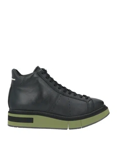Paloma Barceló Gora Woman Sneakers Black Size 10 Leather
