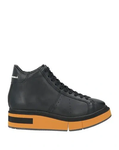 Paloma Barceló Gora Woman Sneakers Black Size 6 Leather