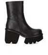 Paloma Barceló Hanne Brown Heeled Ankle Boot In Black