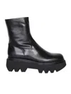 Paloma Barceló 65mm Leather Ankle Boots In Black