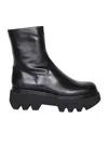 Paloma Barceló 65mm Leather Ankle Boots In Black