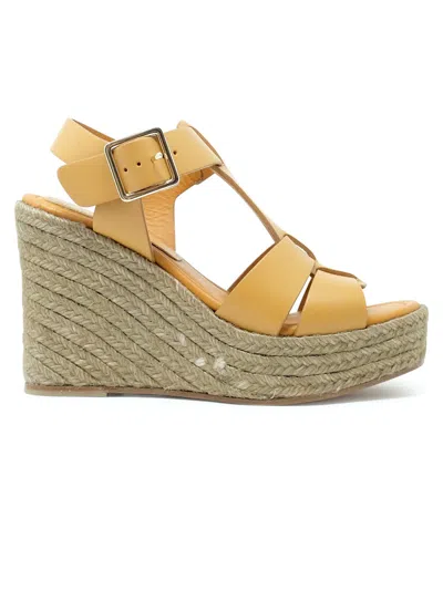 Paloma Barceló Paloma Barcelo Leather Alison Wedge Sandals