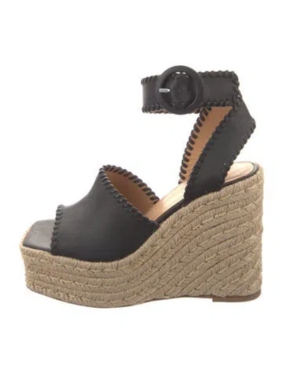 Pre-owned Paloma Barceló Leather Animal Print Espadrilles