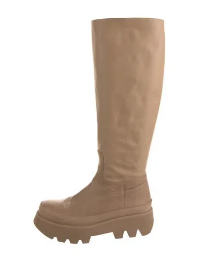 Pre-owned Paloma Barceló Leather Boots In Neutral