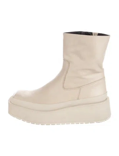 Pre-owned Paloma Barceló Leather Boots In Neutrals