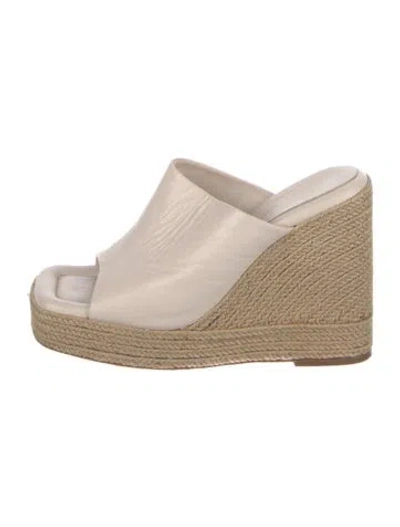 Pre-owned Paloma Barceló Leather Espadrilles In Pink