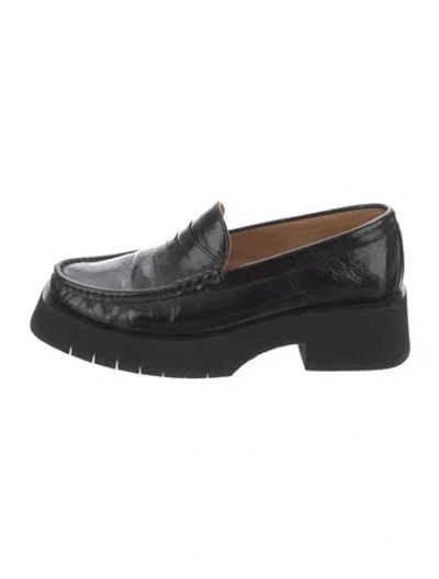 Pre-owned Paloma Barceló Leather Loafers In Black