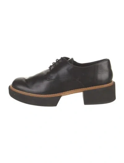 Pre-owned Paloma Barceló Leather Oxfords In Black