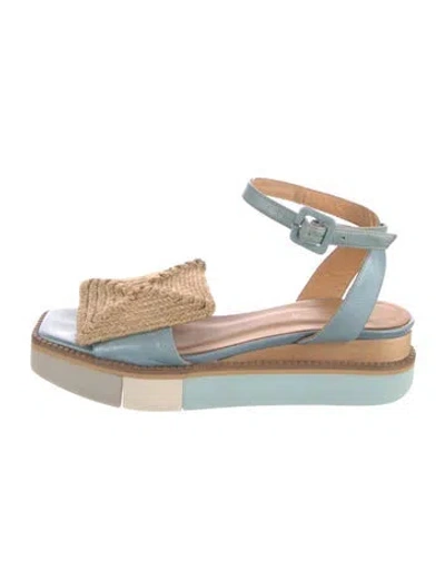 Pre-owned Paloma Barceló Leather Sandals In Blue
