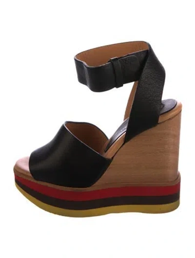 Pre-owned Paloma Barceló Leather Sandals In Brown