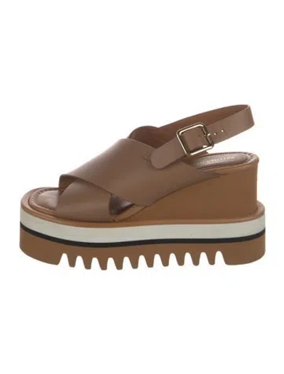 Pre-owned Paloma Barceló Leather Sandals In Brown