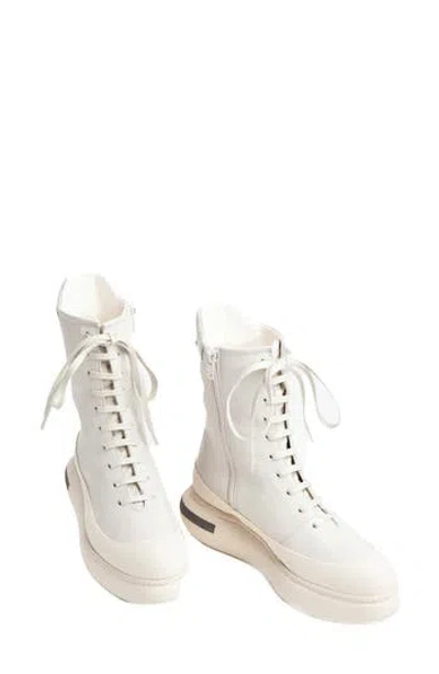 Paloma Barceló Paloma Barcelo Lili Platform Bootie In Gesso