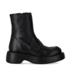 Paloma Barceló Mika Black Combat Boot In Black
