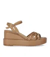 PALOMA BARCELO’ PALOMA BARCELÓ NAZARIA BEIGE WEDGE SANDAL