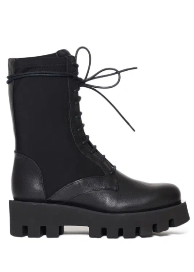 Paloma Barceló Jade Leather Ankle Boots In Black