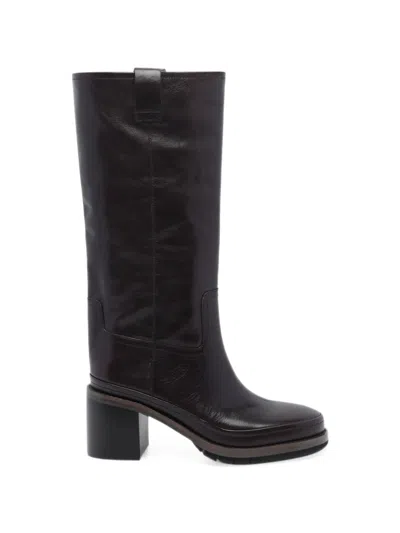 Paloma Barceló Noelle Leather Boots In Brown