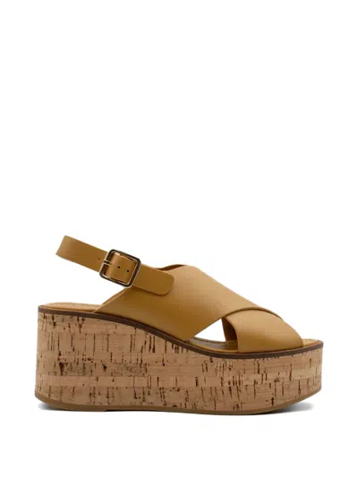Paloma Barceló Nus Heeled Sandals In Brown