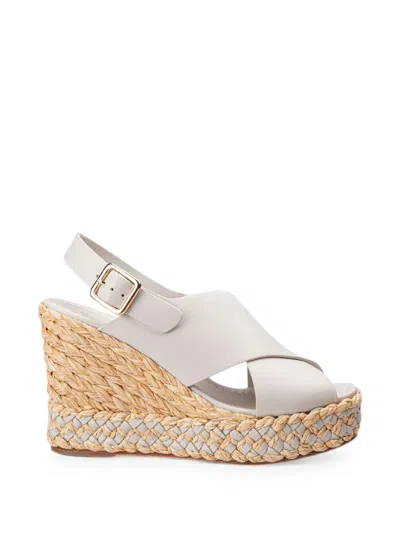 Paloma Barceló Oda Calidis Wedge Espadrilles In White