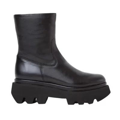 Paloma Barceló Osian Leather Ankle Boot In Black
