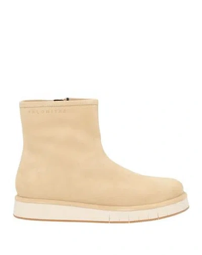 Paloma Barceló Palomitas By  Woman Ankle Boots Beige Size 8 Leather In Neutral