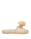 Paloma Barceló Palomitas By  Woman Espadrilles Ivory Size 8 Synthetisches Material In Neutral