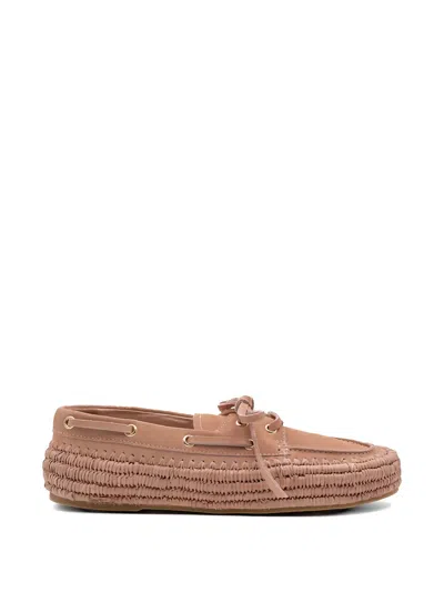 Paloma Barceló Penelope Suede Espadrilles In Animal Print