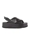 Paloma Barceló Platform Sandals In Black