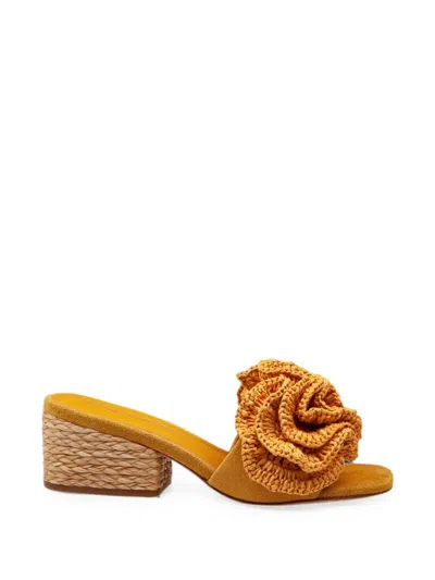 Paloma Barceló Polly Heeled Sandals In Yellow