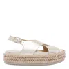 Paloma Barceló Platform Sandals In Beige