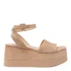 Paloma Barceló Wedge Shoes Paloma Barcelò Woman Color Beige In Beige
