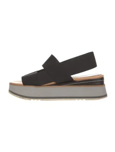 Pre-owned Paloma Barceló Slingback Sandals In Black