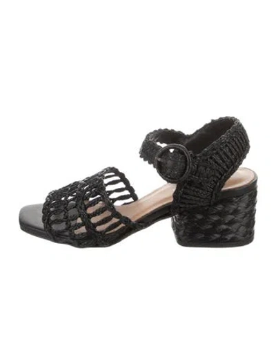Pre-owned Paloma Barceló Slingback Sandals In Black