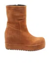 Paloma Barceló Suede Ankle Boot In Brown